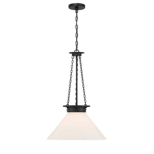 Savoy House - 7-1011-1-89 - One Light Pendant - Myers - Matte Black