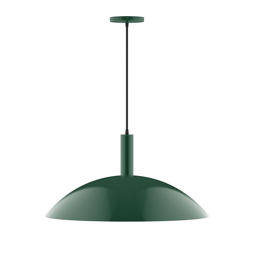 Montclair Light Works - PEBX477-42-C01 - Two Light Pendant - Stack - Forest Green