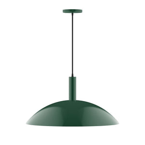 Montclair Light Works - PEBX477-42-C01 - Two Light Pendant - Stack - Forest Green