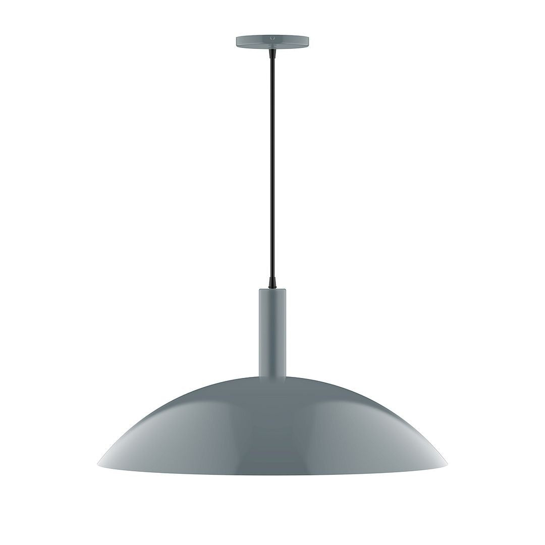 Montclair Light Works - PEBX477-40-C23 - Two Light Pendant - Stack - Slate Gray