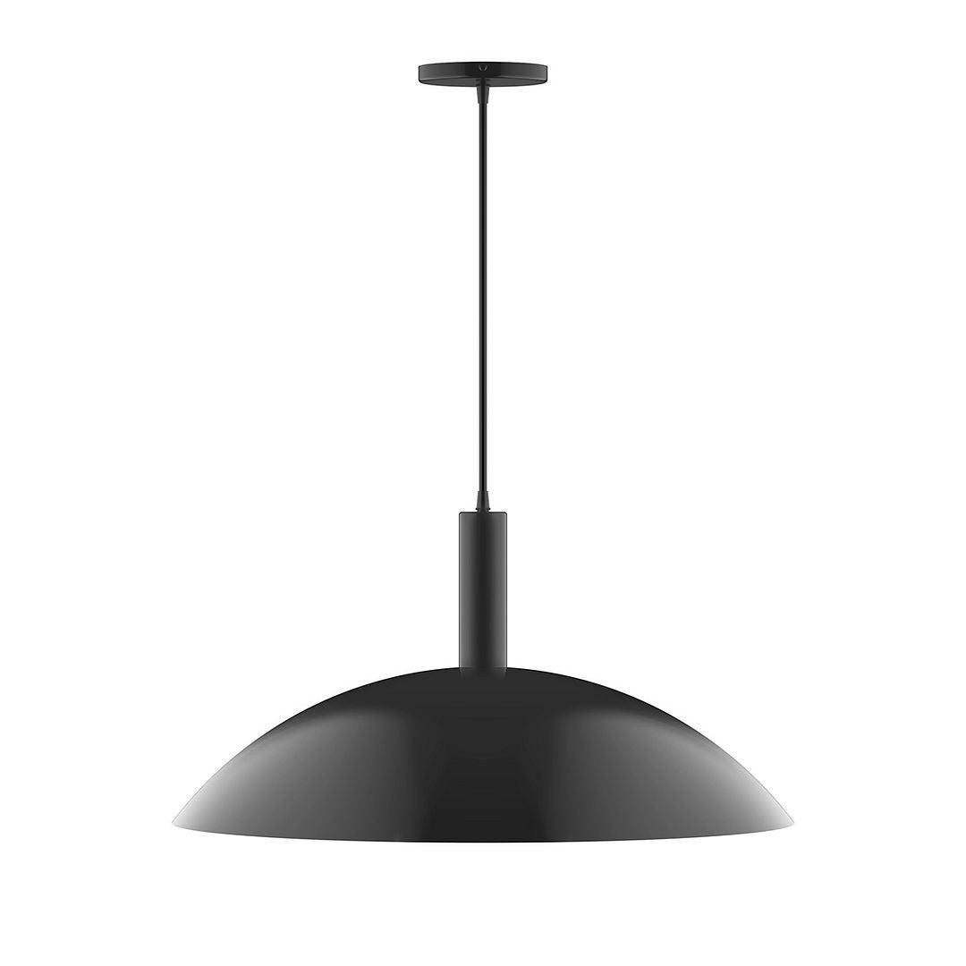 Montclair Light Works - PEBX477-41-C01 - Two Light Pendant - Stack - Black