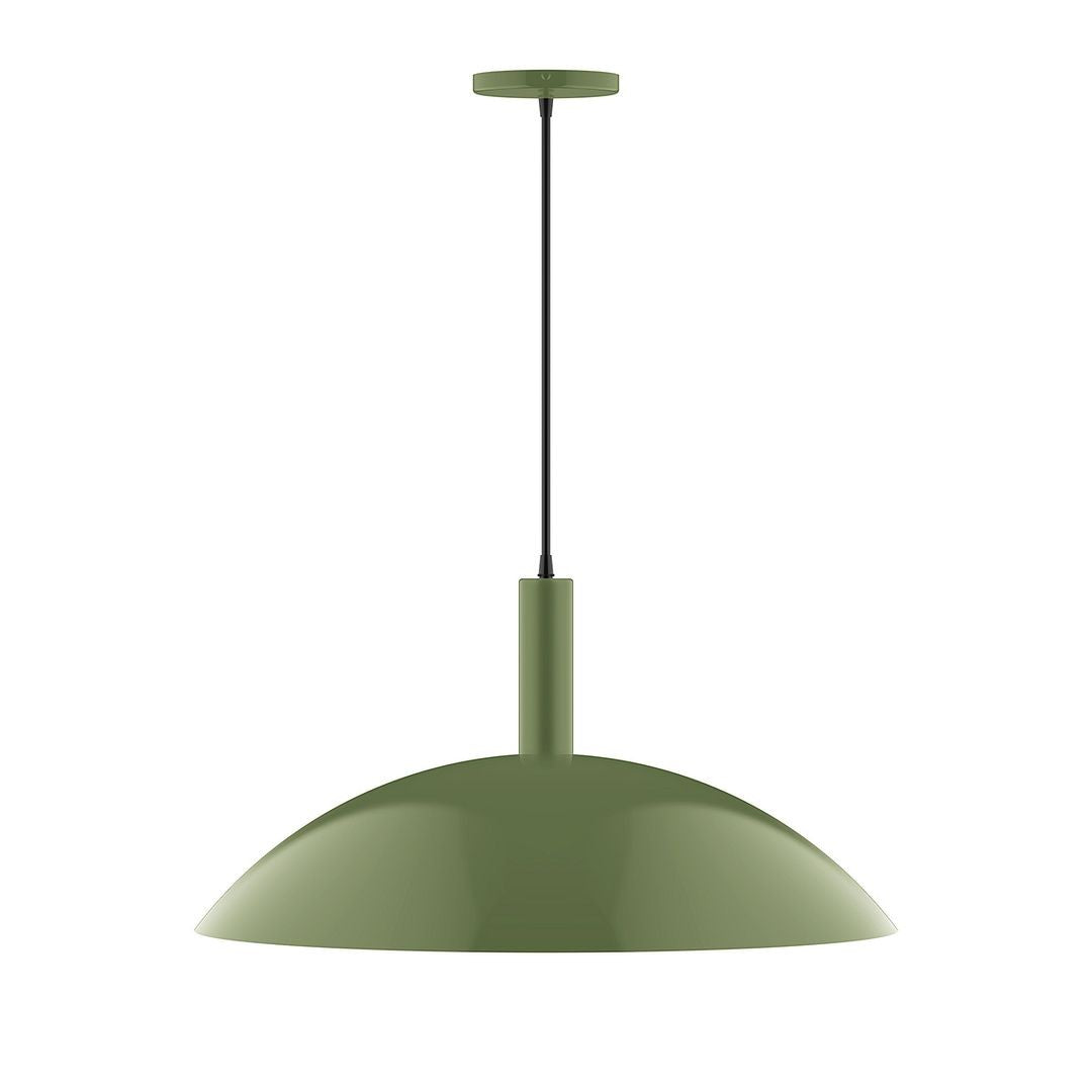 Montclair Light Works - PEBX477-22-C04 - Two Light Pendant - Stack - Fern Green