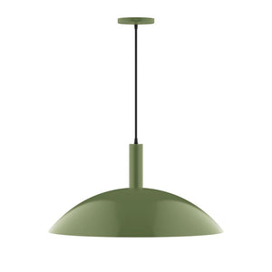 Montclair Light Works - PEBX477-22-C04 - Two Light Pendant - Stack - Fern Green