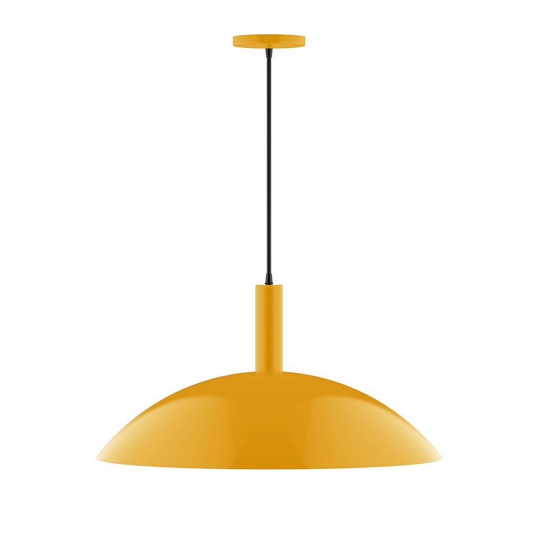 Montclair Light Works - PEBX477-21-C01 - Two Light Pendant - Stack - Bright Yellow