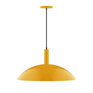 Montclair Light Works - PEBX477-21-C01 - Two Light Pendant - Stack - Bright Yellow