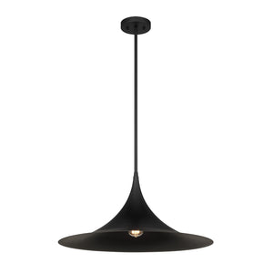 Savoy House - 7-7639-1-89 - One Light Pendant - Bowdin - Matte Black