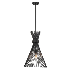 Savoy House - 7-9602-1-89 - One Light Pendant - Longfellow - Matte Black