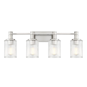 Savoy House - 8-1102-4-146 - Four Light Bathroom Vanity - Concord - Silver and Polished Nickel