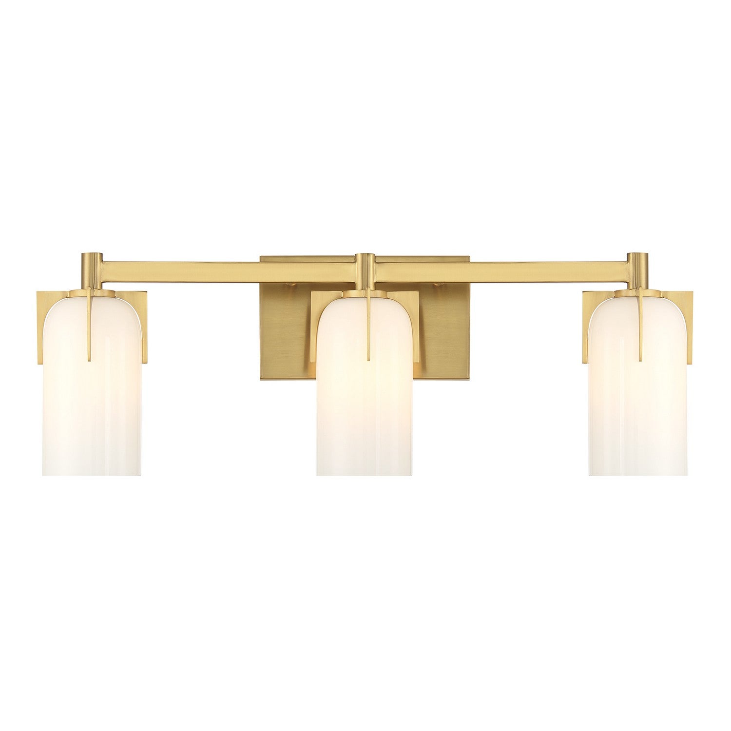 Savoy House - 8-4128-3-322 - Three Light Bathroom Vanity - Caldwell - Warm Brass