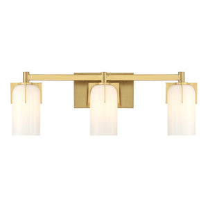 Savoy House - 8-4128-3-322 - Three Light Bathroom Vanity - Caldwell - Warm Brass