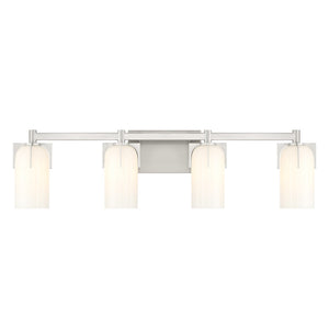 Savoy House - 8-4128-4-SN - Four Light Bathroom Vanity - Caldwell - Satin Nickel