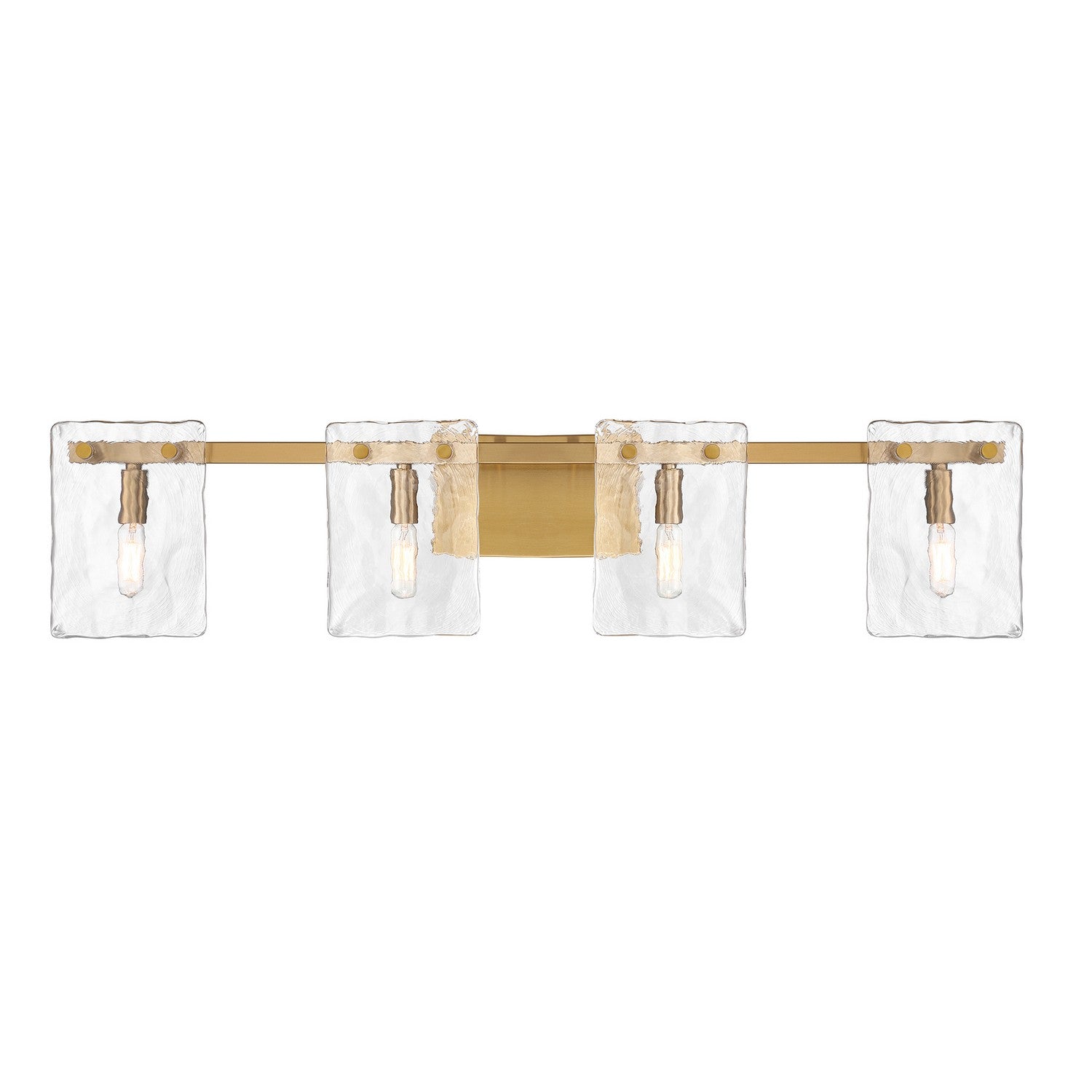 Savoy House - 8-8204-4-322 - Four Light Bathroom Vanity - Genry - Warm Brass