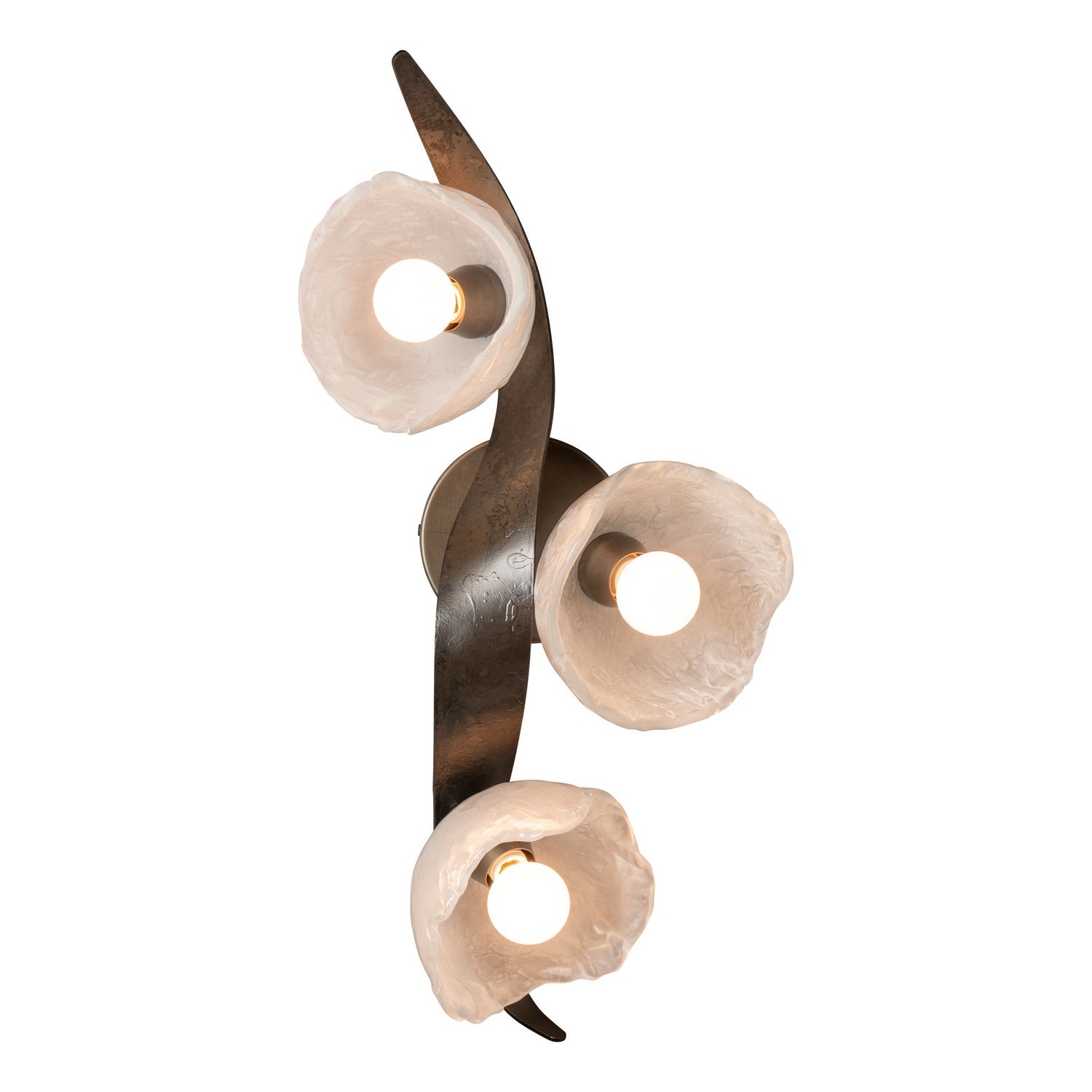 Hubbardton Forge - 201060-SKT-89-FD0791 - Mika 3-Light Large Sconce/Semi-Flush - Mika - Ink