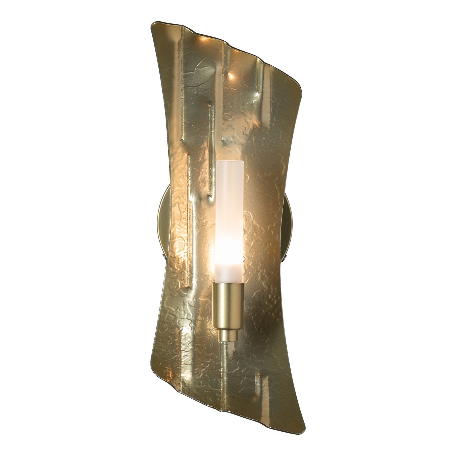 Hubbardton Forge - 201062-SKT-86-FD0462 - LED Wall Sconce - Crest - Modern Brass