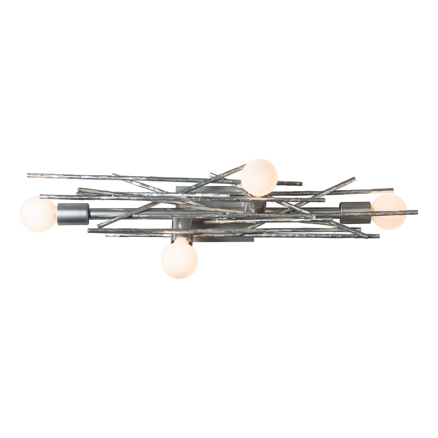 Hubbardton Forge - 212034-SKT-85 - Four Light Wall Sconce/Semi-Flush - Brindille - Sterling