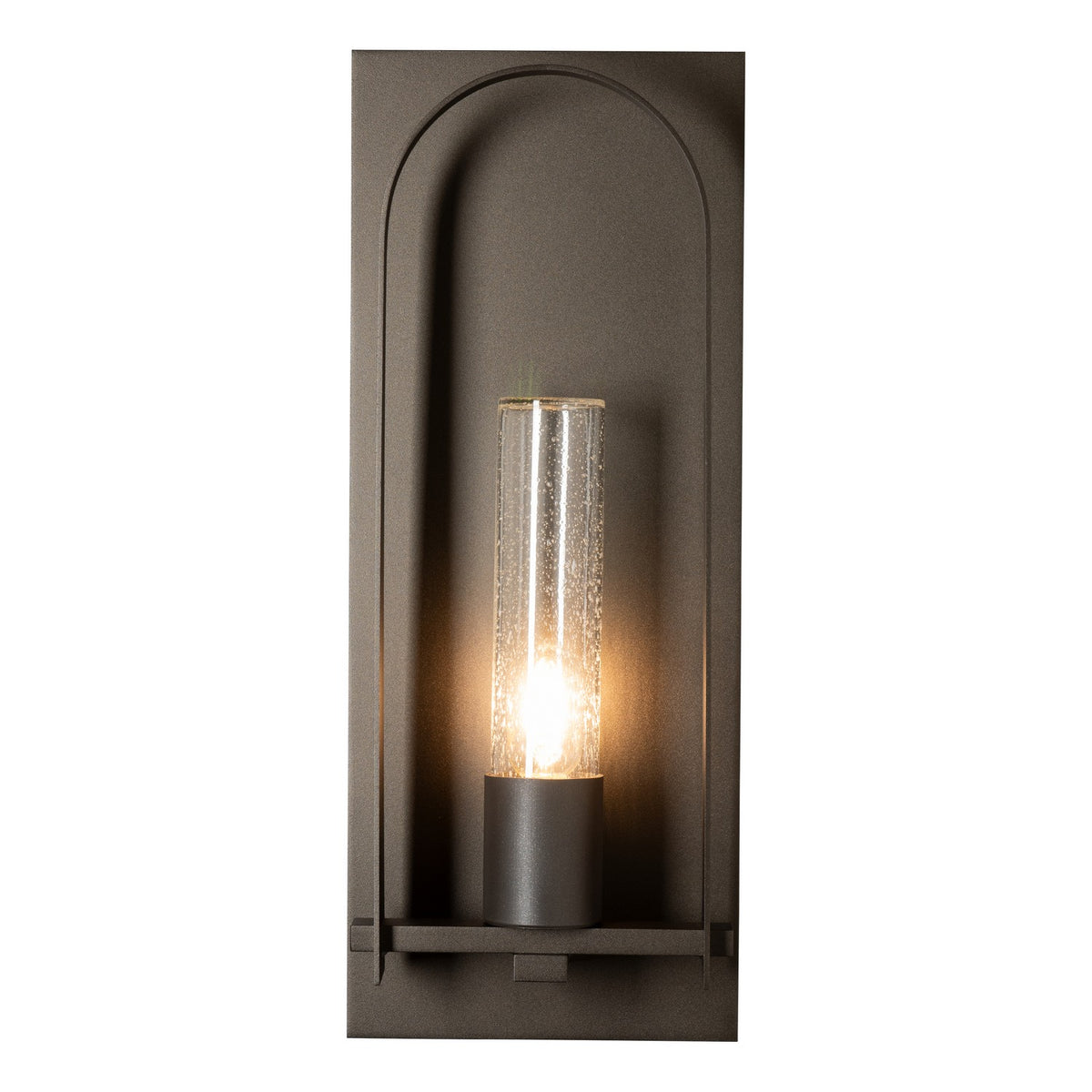 Hubbardton Forge - 302031-SKT-14-GG0781 - Triomphe Medium Outdoor Sconce - Triomphe - Oil Rubbed Bronze