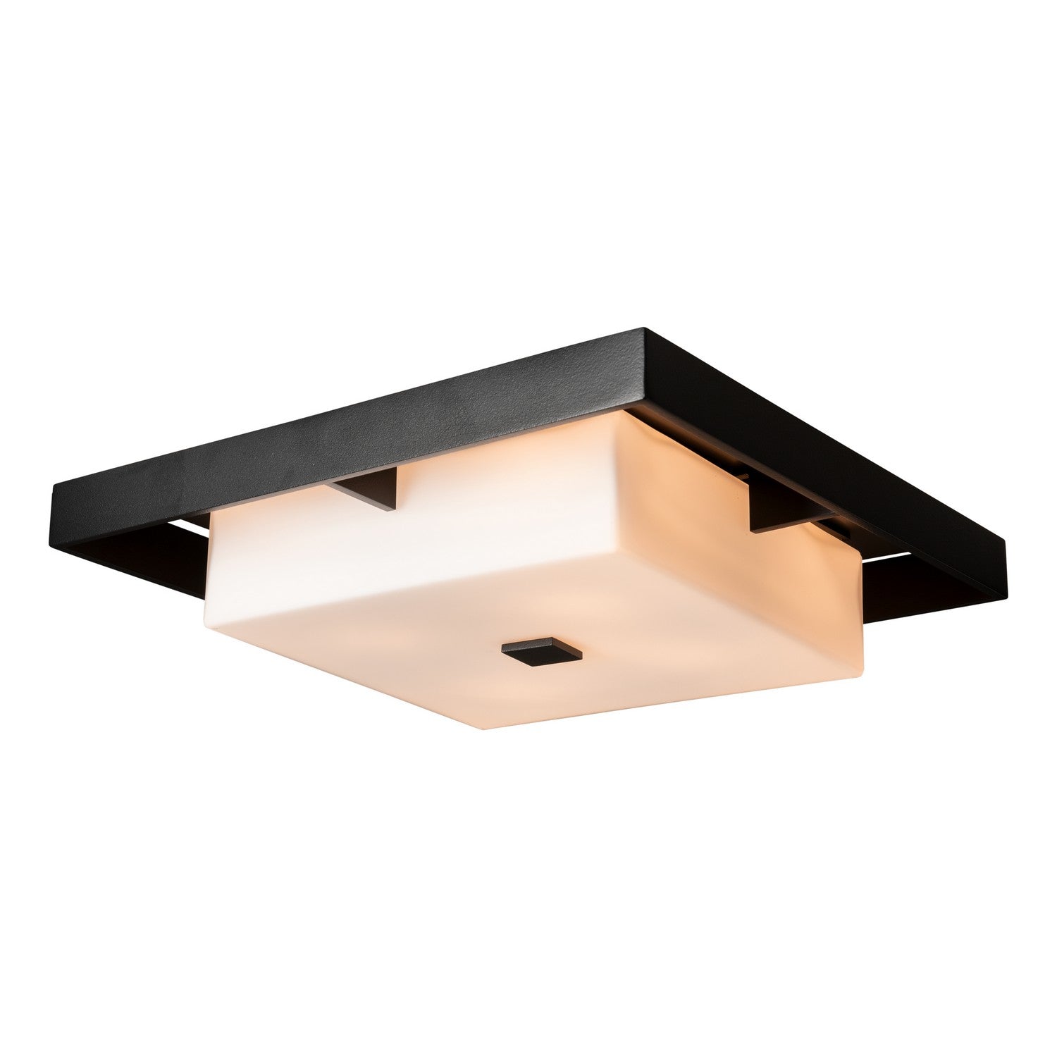 Hubbardton Forge - 363102-SKT-80-77-GG0785 - Four Light Outdoor Flush Mount - Shadow Box - Coastal Black