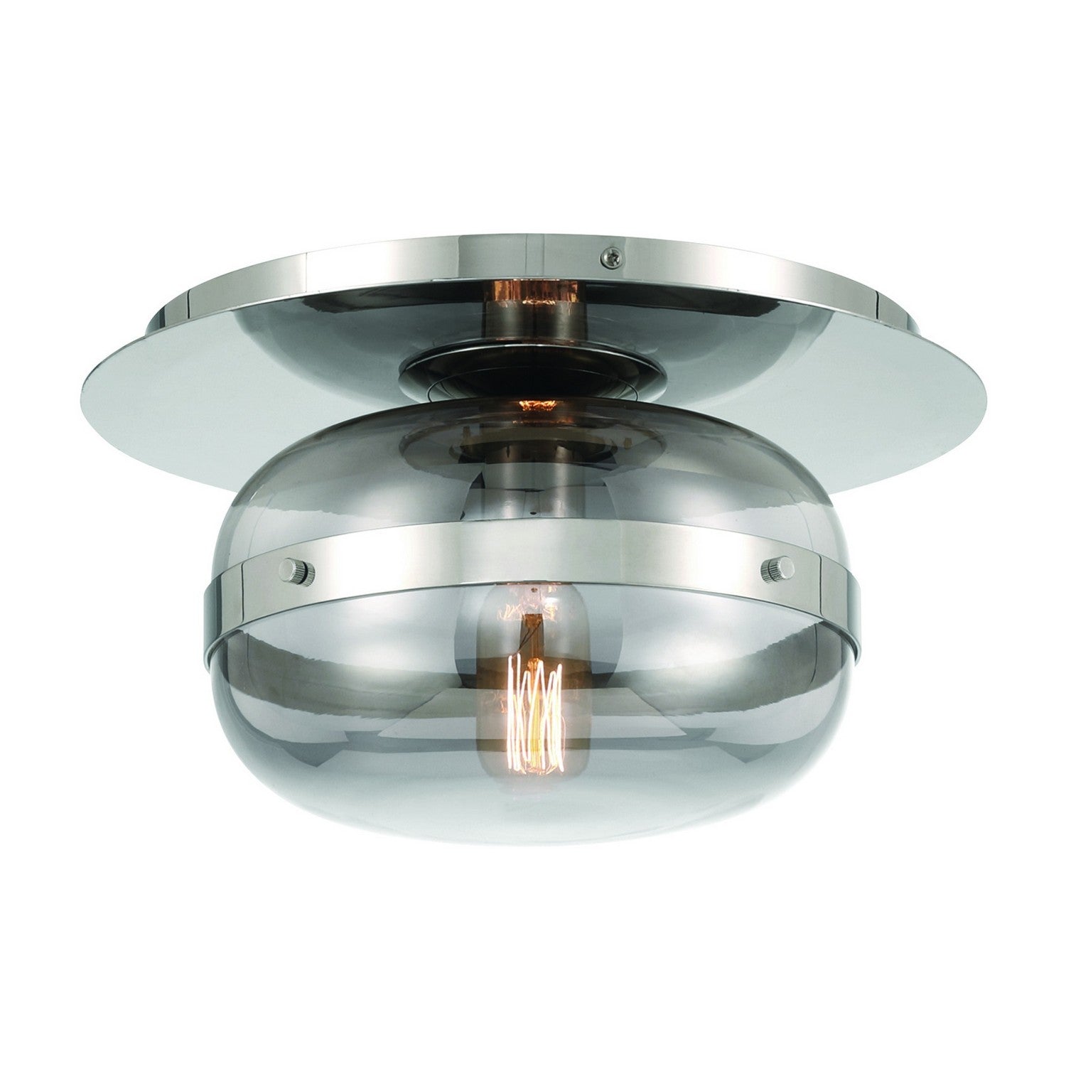 Eurofase - 37086-024 - One Light Flushmount - Nottingham - Nickel