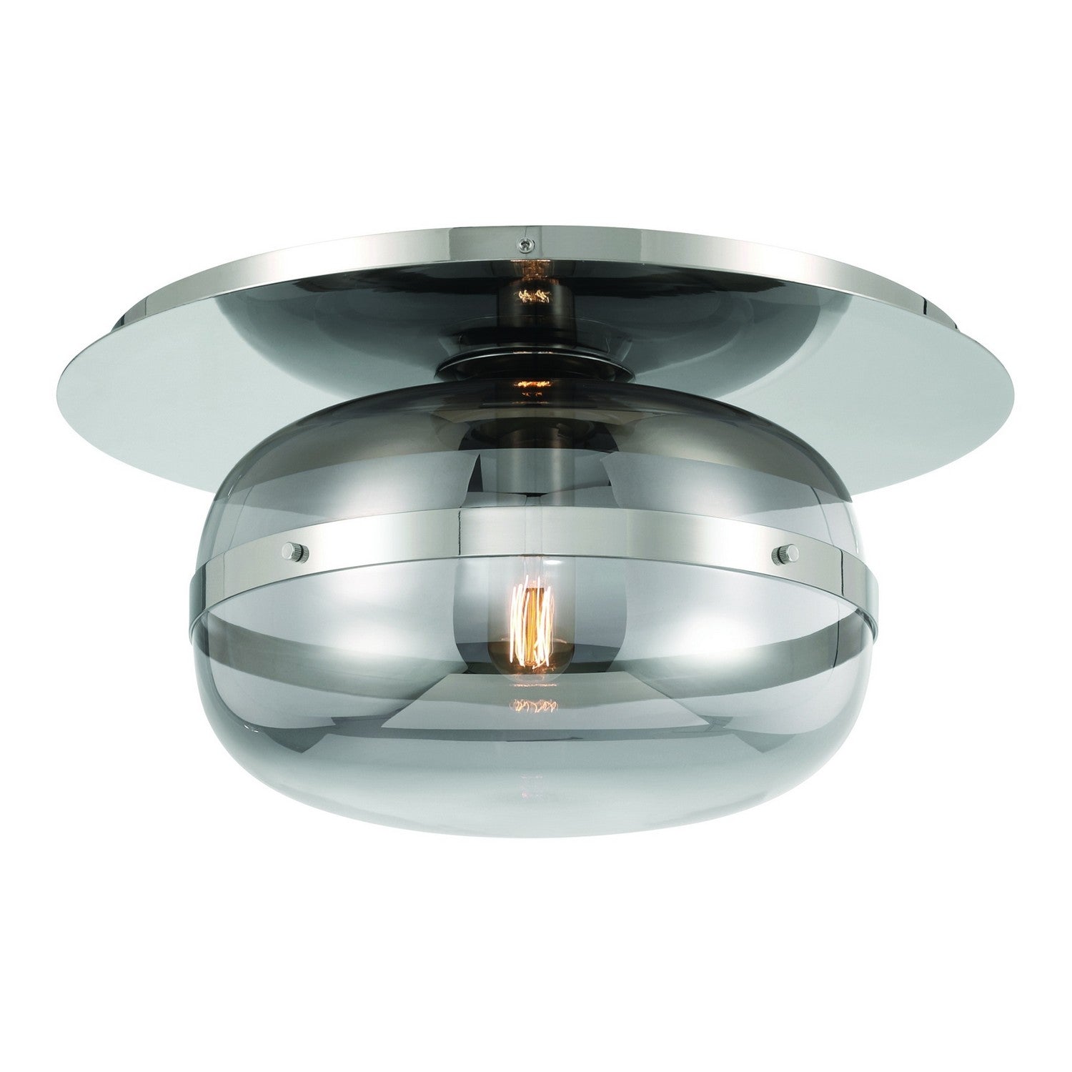 Eurofase - 37087-021 - One Light Flushmount - Nottingham - Nickel