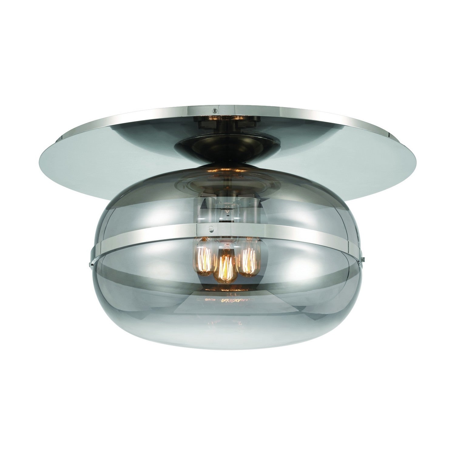 Eurofase - 37088-028 - Three Light Flushmount - Nottingham - Nickel