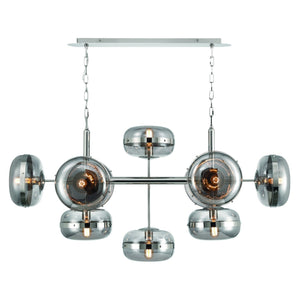 Eurofase - 37089-029 - NOTTINGHAM-CHD-10LT-54IN-PN-SK - NOTTINGHAM - Polished Nickel