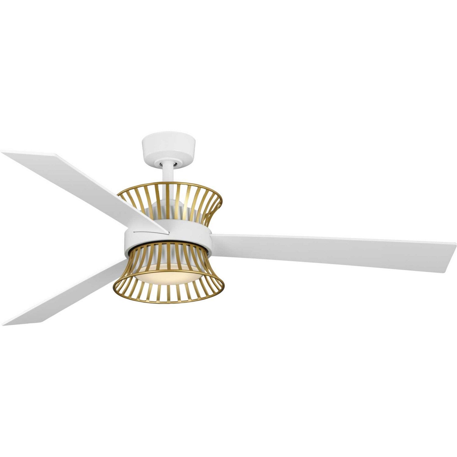 Progress Lighting - P250110-028-30 - 55"Ceiling Fan - Bisbee - Satin White