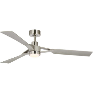 Progress Lighting - P250117-009-30 - 60"Ceiling Fan - Belen - Brushed Nickel