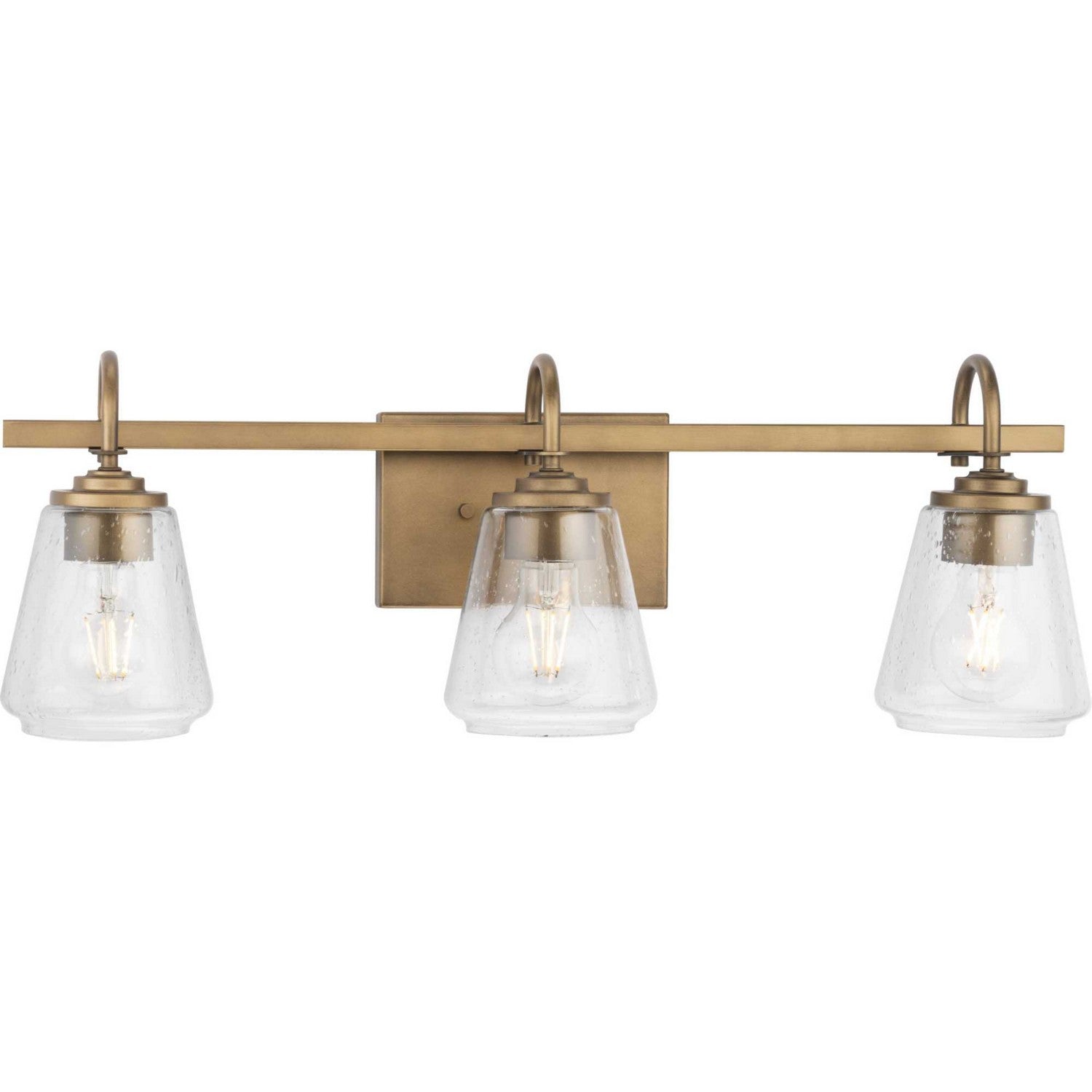 Progress Lighting - P300474-196 - Three Light Bath & Vanity - Martenne - Aged Bronze