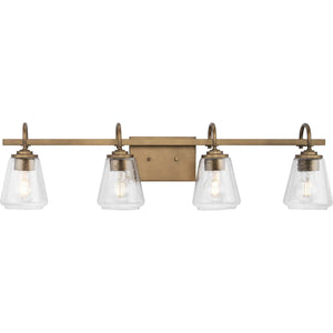 Progress Lighting - P300475-196 - Four Light Bath & Vanity - Martenne - Aged Bronze