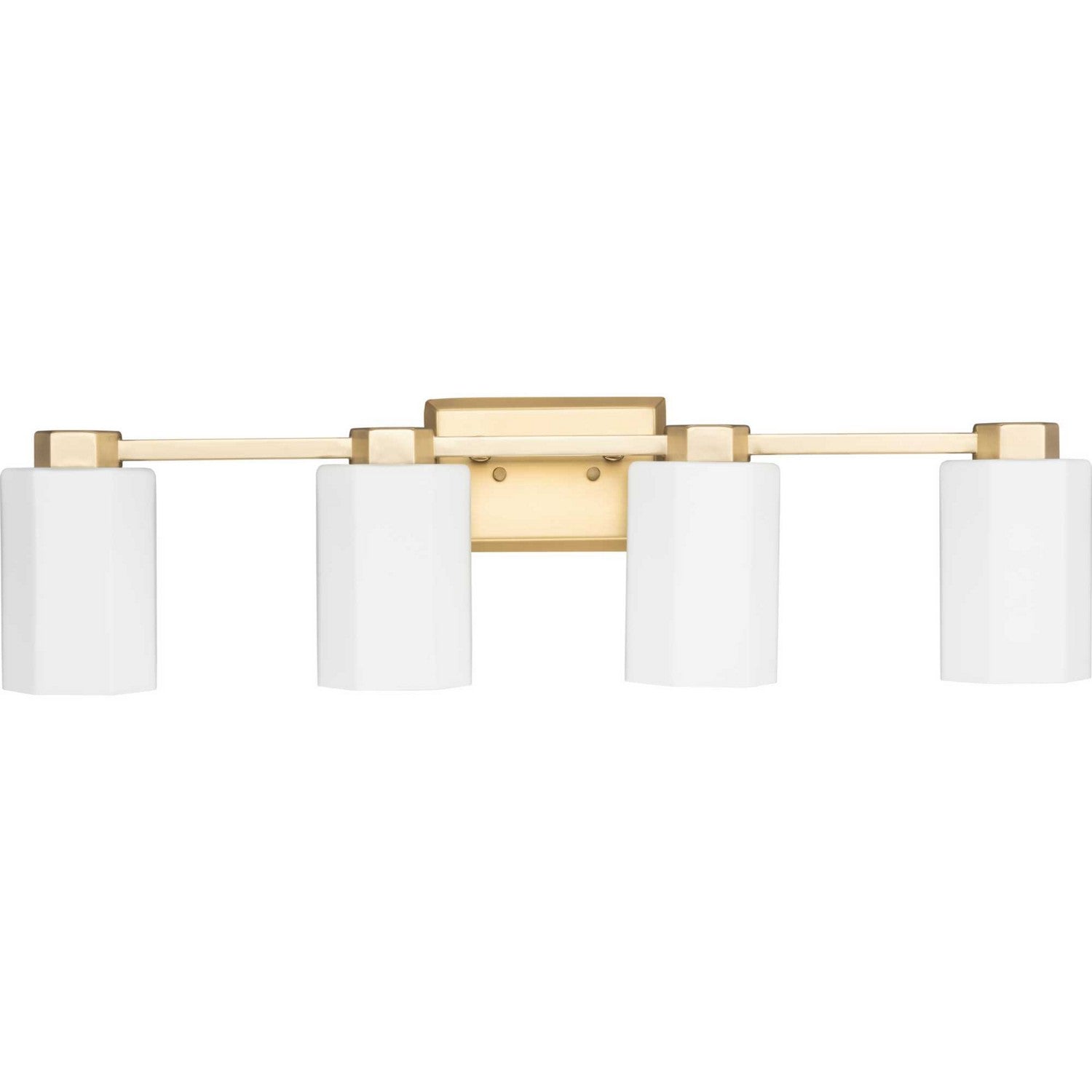 Progress Lighting - P300479-191 - Four Light Bath & Vanity - Estrada - Brushed Gold