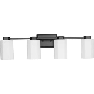 Progress Lighting - P300479-31M - Four Light Bath & Vanity - Estrada - Matte Black