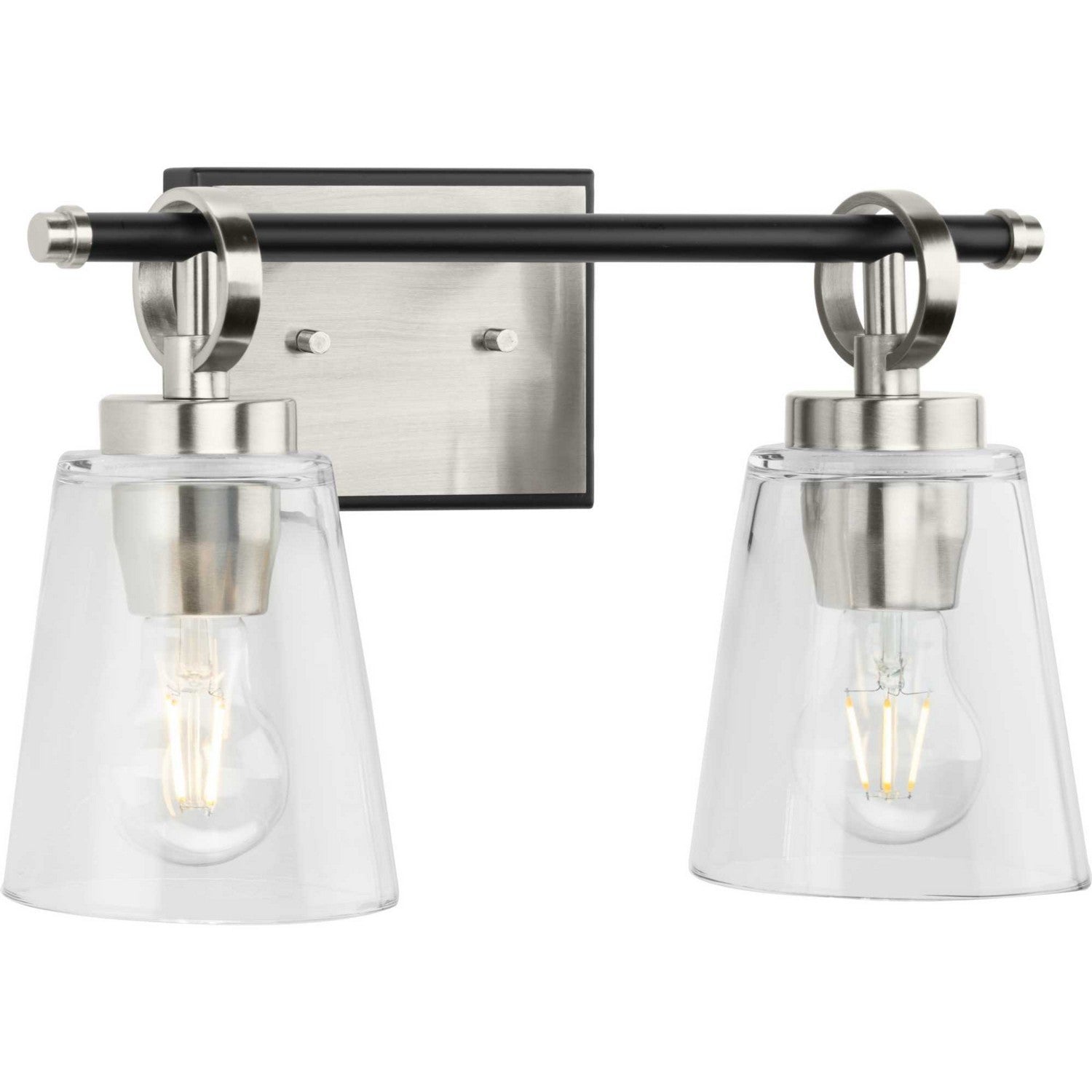 Progress Lighting - P300481-009 - Two Light Bath & Vanity - Cassell - Brushed Nickel