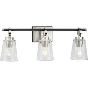 Progress Lighting - P300482-009 - Three Light Bath & Vanity - Cassell - Brushed Nickel