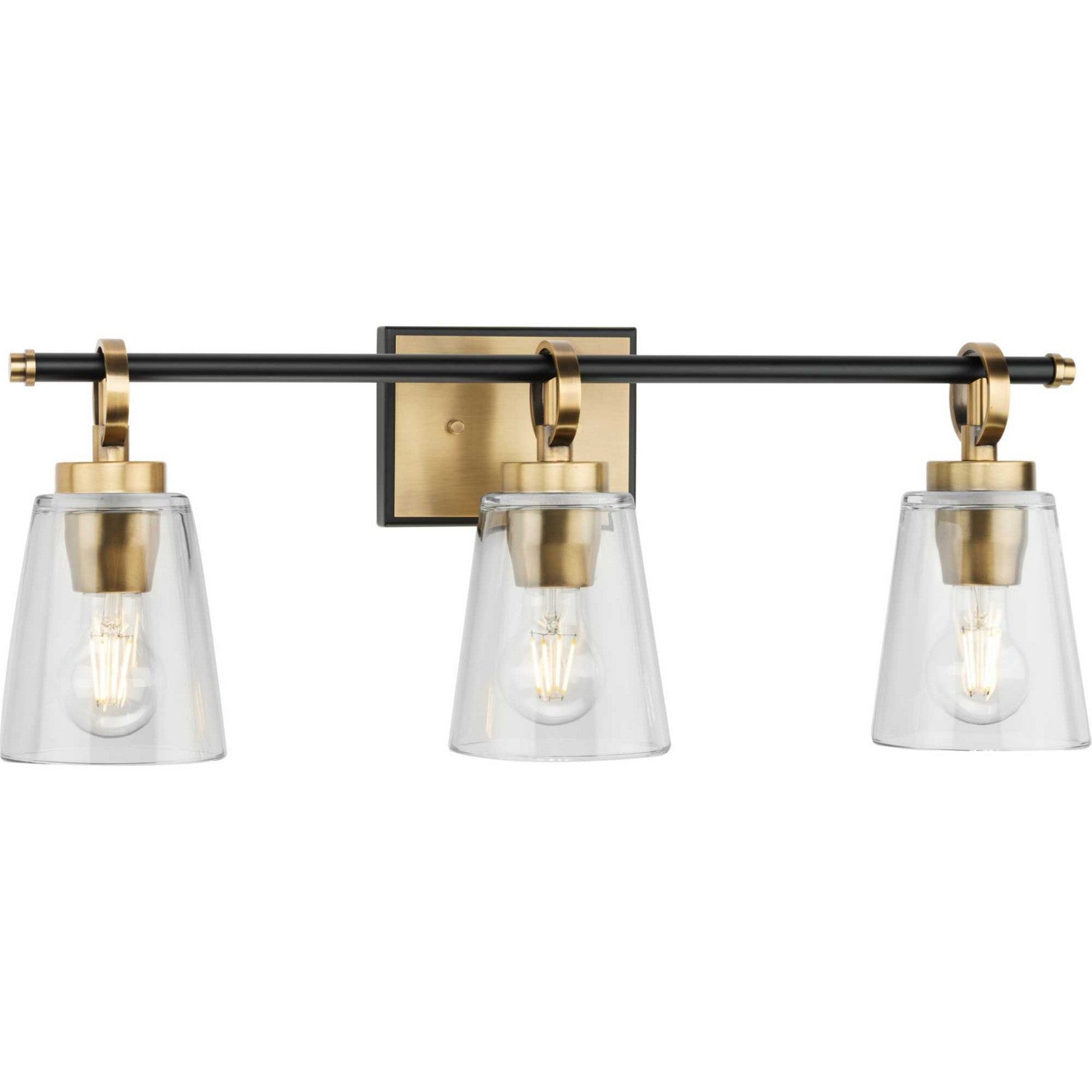 Progress Lighting - P300482-163 - Three Light Bath & Vanity - Cassell - Vintage Brass