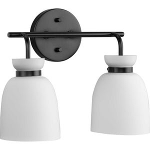 Progress Lighting - P300485-31M - Two Light Bath & Vanity - Lexie - Matte Black