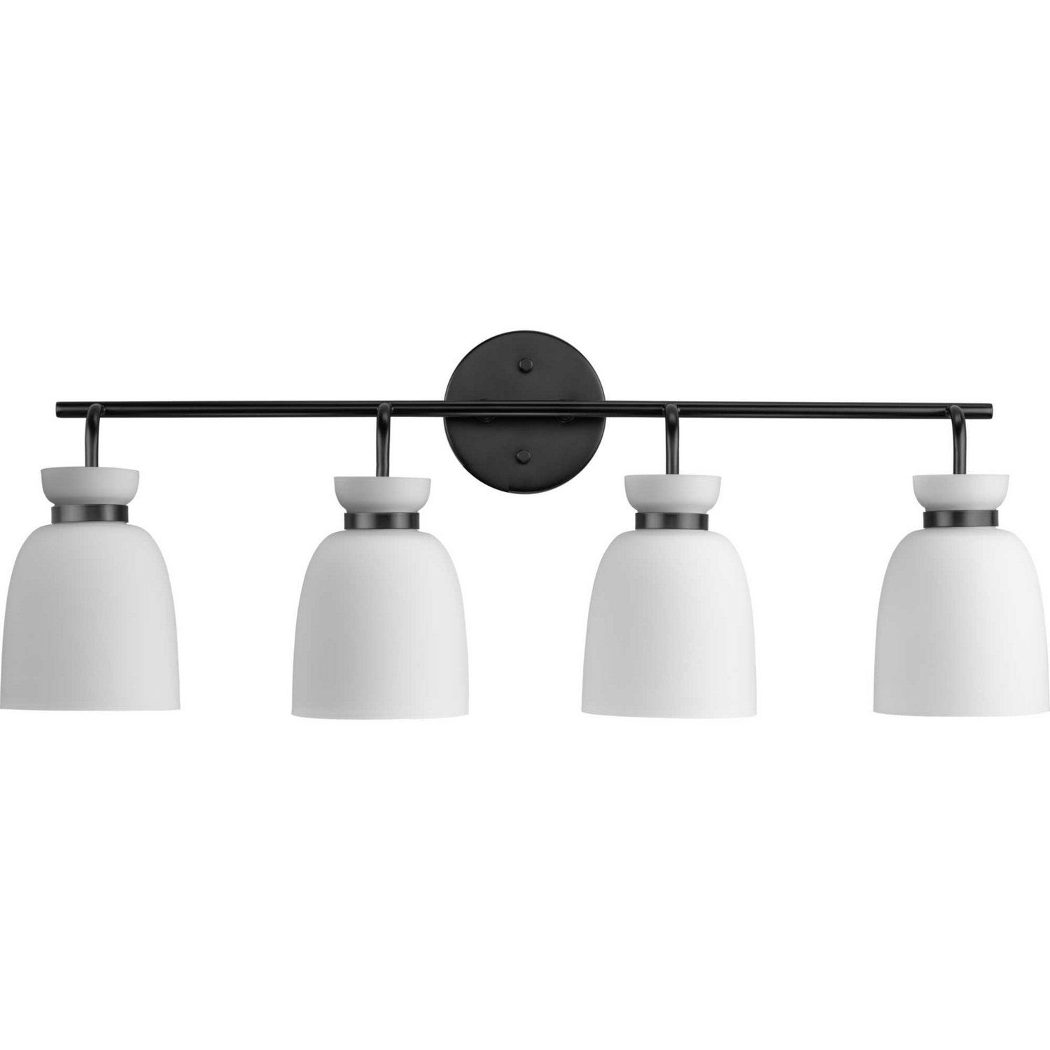 Progress Lighting - P300487-31M - Four Light Bath & Vanity - Lexie - Matte Black