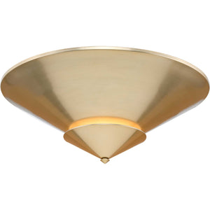 Progress Lighting - P350270-205 - Four Light Flush Mount - Pinellas - Soft Gold