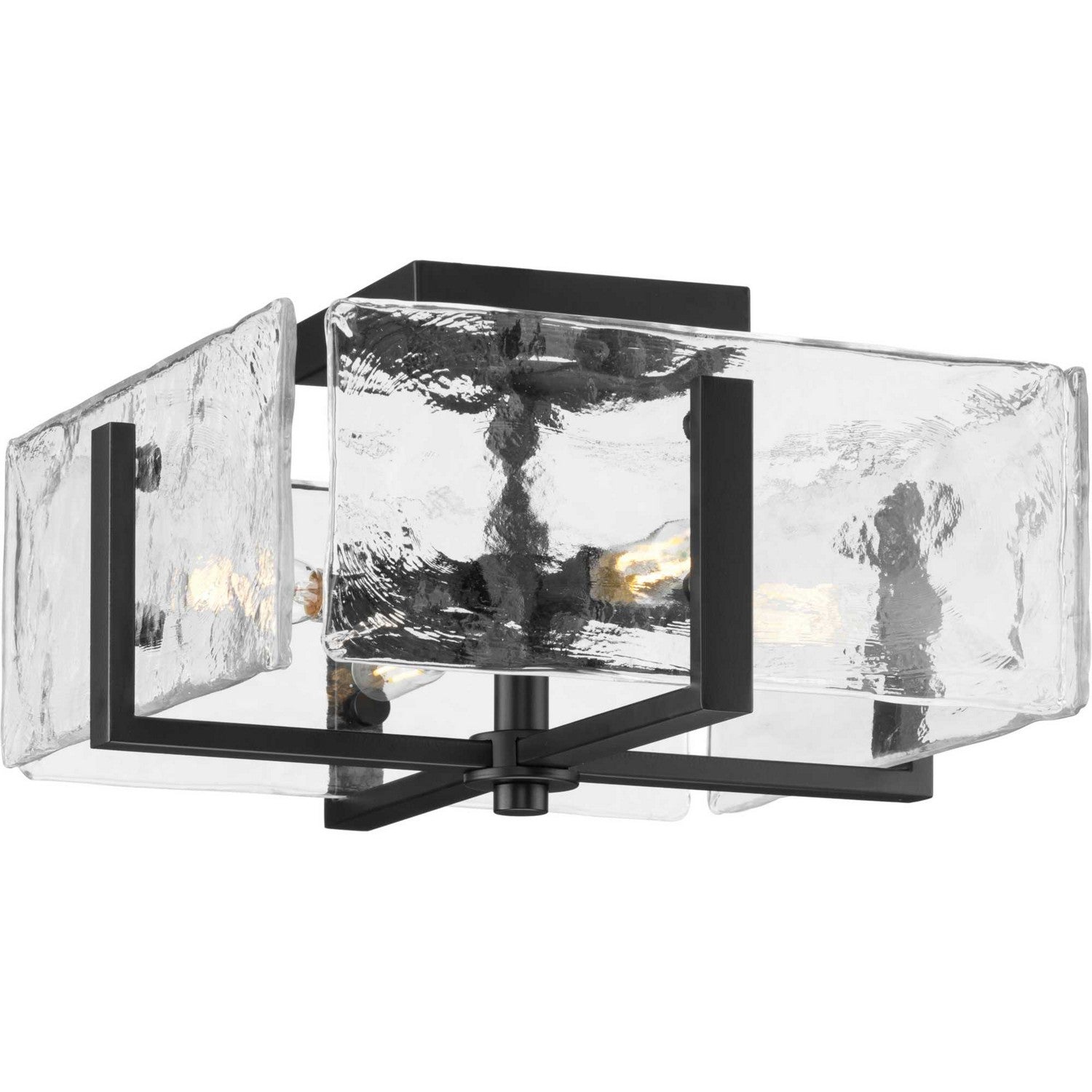 Progress Lighting - P350271-31M - Four Light Flush Mount - Rivera - Matte Black