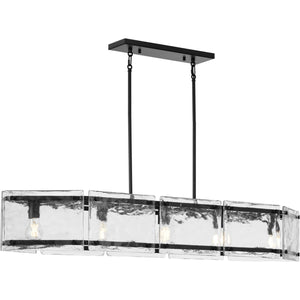Progress Lighting - P400356-31M - Five Light Island Pendant - Rivera - Matte Black