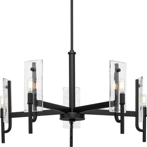 Progress Lighting - P400363-31M - Five Light Chandelier - Rivera - Matte Black