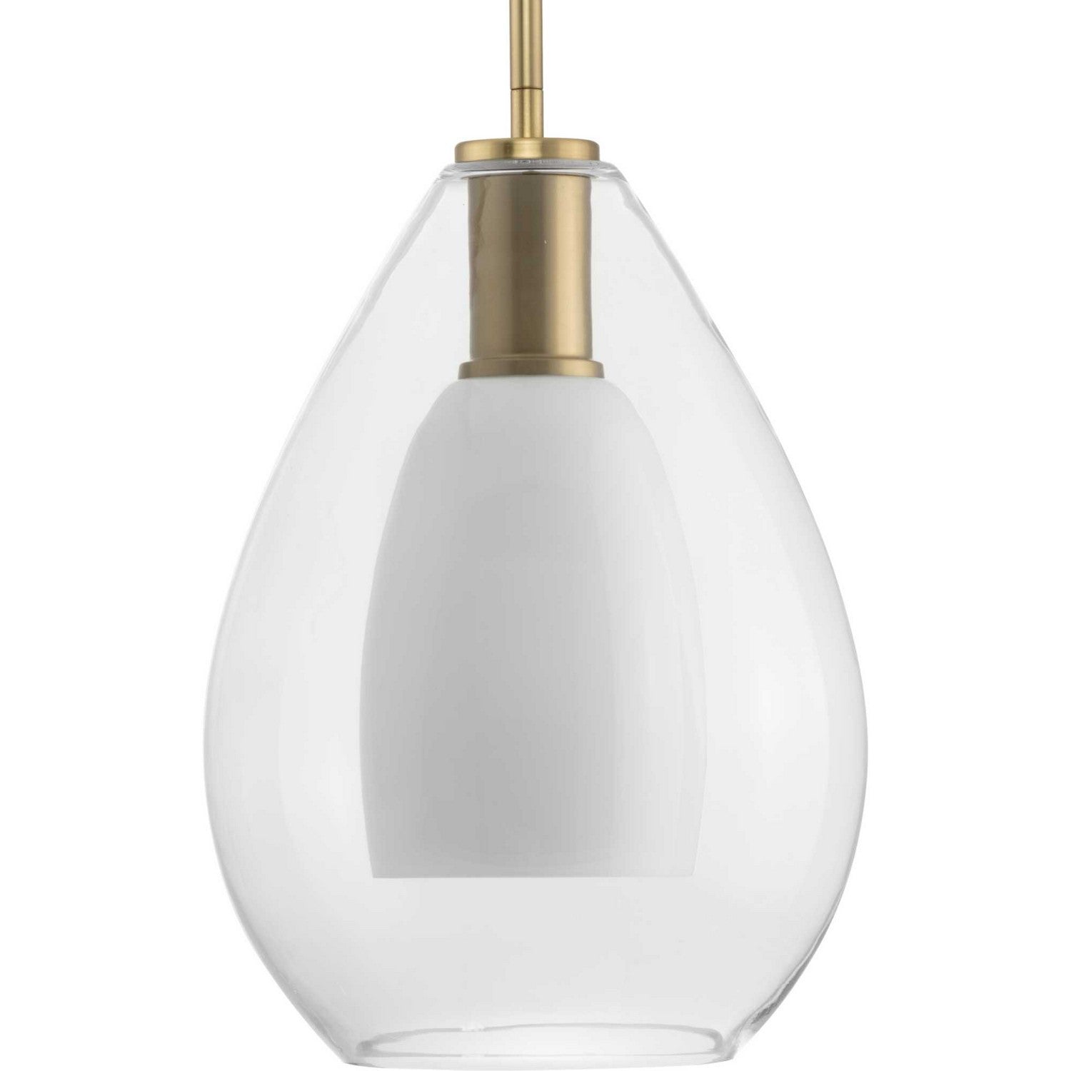 Progress Lighting - P500438-191 - One Light Pendant - Carillon - Brushed Gold