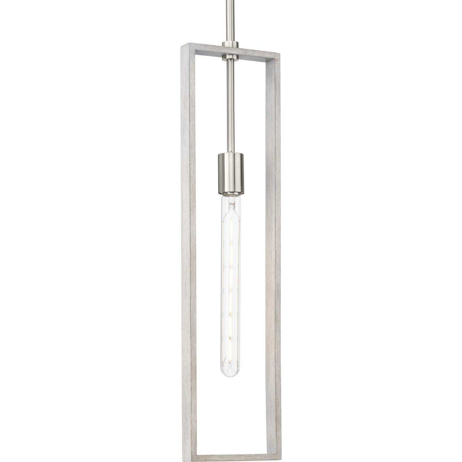 Progress Lighting - P500444-009 - One Light Pendant - Boundary - Brushed Nickel