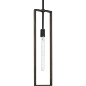 Progress Lighting - P500444-31M - One Light Pendant - Boundary - Matte Black