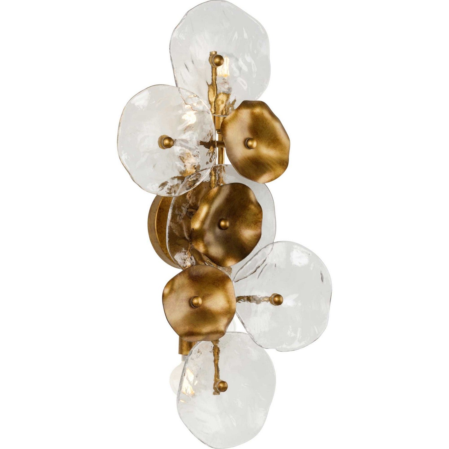 Progress Lighting - P710124-204 - Four Light Wall Sconce - Loretta - Gold Ombre