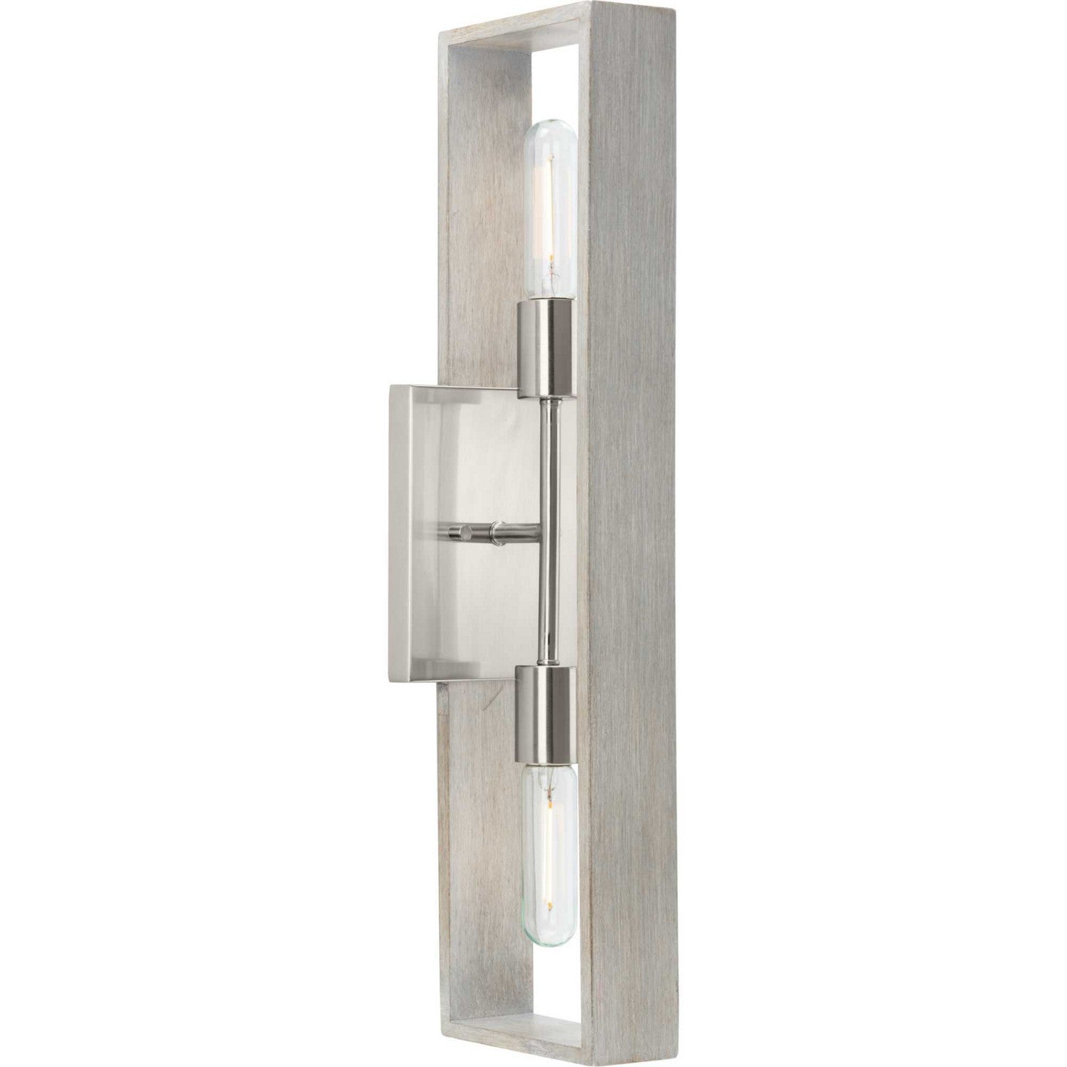 Progress Lighting - P710126-009 - Two Light Wall Bracket - Boundary - Brushed Nickel