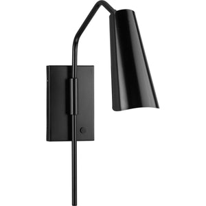 Progress Lighting - P710131-31M - One Light Wall Bracket - Cornett - Matte Black