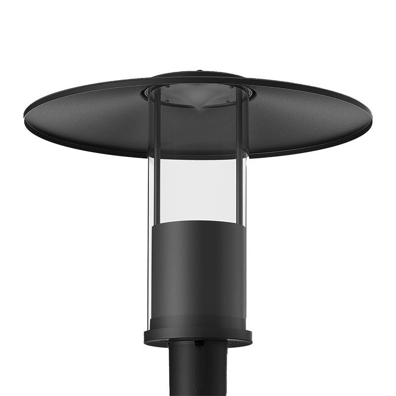 Westgate - GPH-12-40W-MCTP-BK - Top-Hat Garden Post-Top - Black