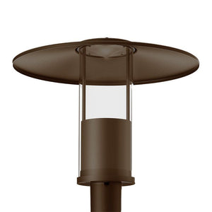 Westgate - GPH-12-40W-MCTP-BR - Top-Hat Garden Post-Top - Bronze