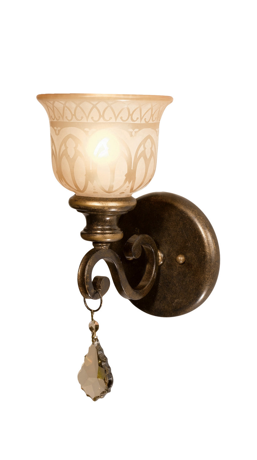 Crystorama - 7501-BU-GT-MWP - One Light Wall Sconce - Norwalk - Bronze Umber