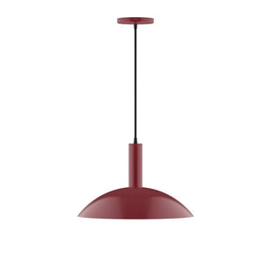 Montclair Light Works - PEBX476-55-C20 - Two Light Pendant - Stack - Barn Red